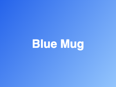 Blue Mug